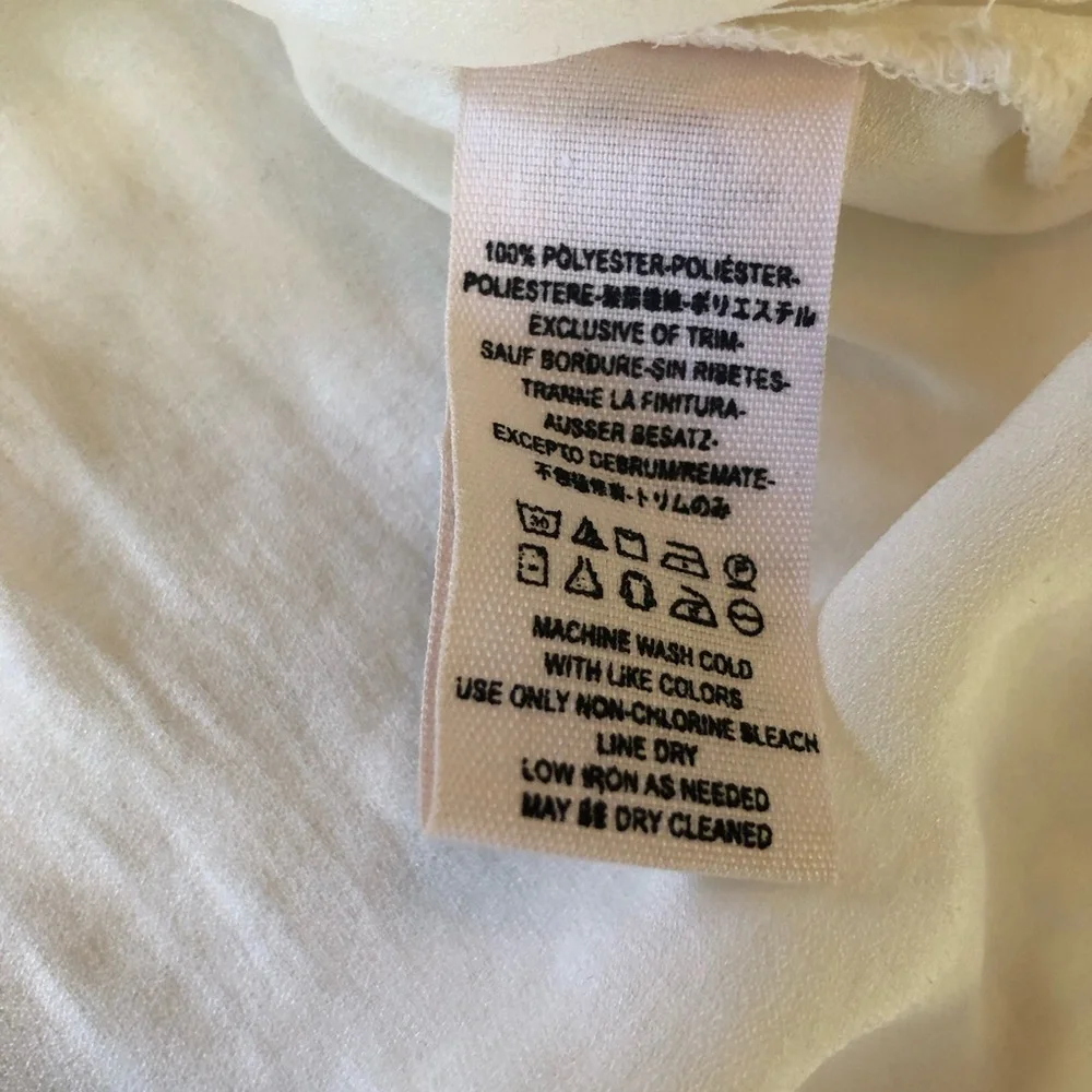 Free People Cream Drape Blouse With Big Balloon Sleeves